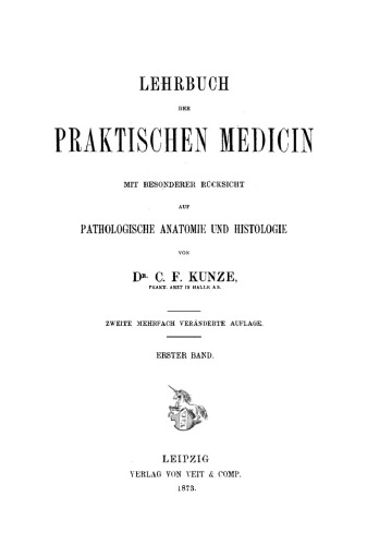 Lehrbuch der practischen Medicin: Band 1