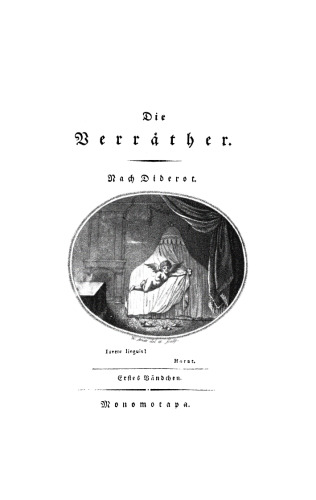 Die Verräther. Nach Diderot: Bändchen 1