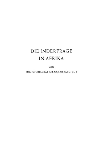 Die Inderfrage in Afrika
