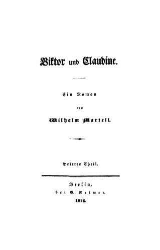 Viktor und Claudine: Teil 3