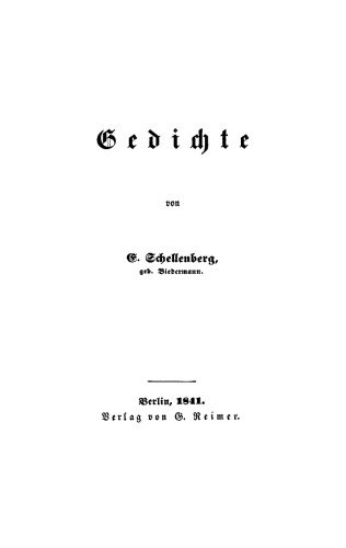 Gedichte
