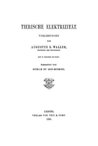 Tierische Elektrizität