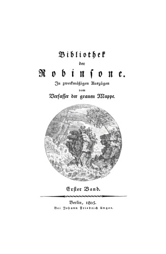Bibliothek der Robinsone: Band 1