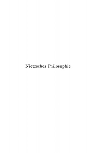 Nietzsches Philosophie vom Standpunkte des modernen Rechts