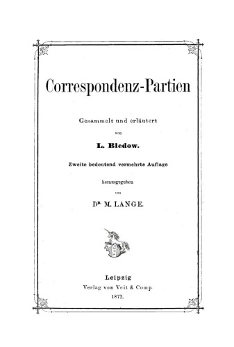 Correspondenz-Partien