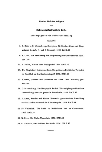 Christliche Wirklichkeitsschau