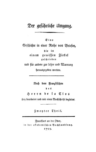 Der gefährliche Umgang: Teil 2