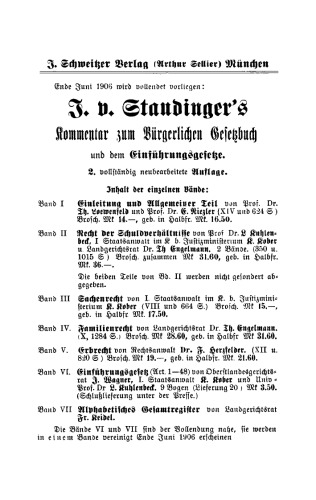 Gesetz, die Überleitung von Hypotheken vom 15. Mai 1906