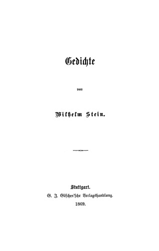 Gedichte