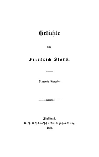 Gedichte: [1.]