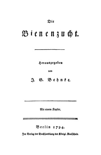 Die Bienenzucht