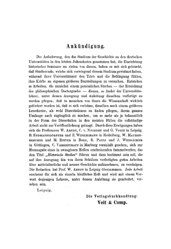 Beiträge zur Kritik der Histoire de mon temps Friedrichs des Grossen