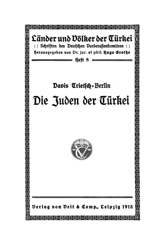 Die Juden der Türkei