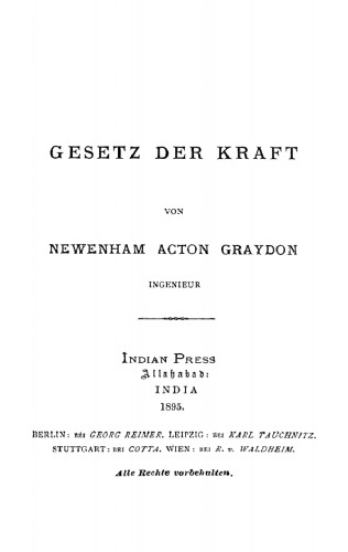 Gesetz der Kraft