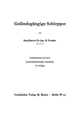 Geländegängige Schlepper