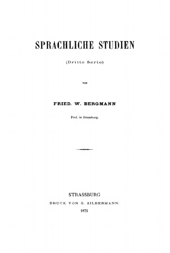 Sprachliche Studien: Dritte Serie Zu welcher Wortsippe gehoert das lateinische adjectif bonus (gut)?