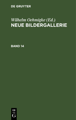 Neue Bildergallerie: Band 14
