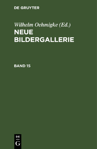 Neue Bildergallerie: Band 15