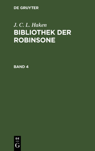 Bibliothek der Robinsone: Band 4