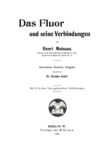 Das Fluor und seine Verbindungen