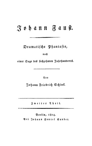 Johann Faust: Teil 2