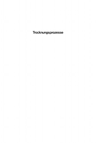 Trocknungsprozesse