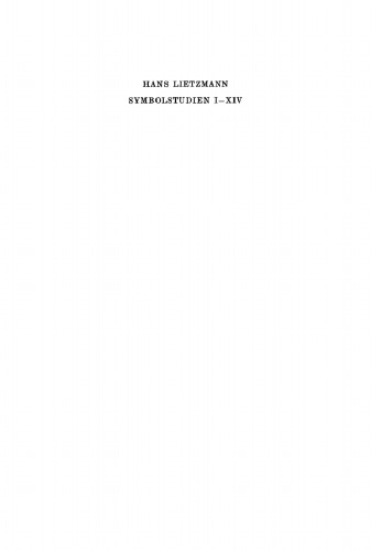 Symbolstudien I–XIV