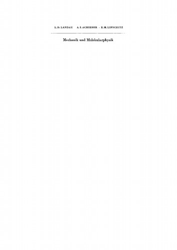 Mechanik und Molekularphysik