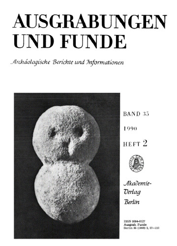 Ausgrabungen und Funde: Band 35, Heft 2 1990