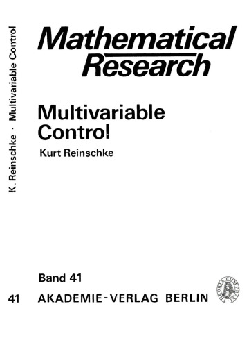 Multivariable Control: A Graph-theoretic Approach