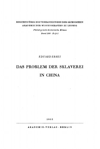 Das Problem der Sklaverei in China