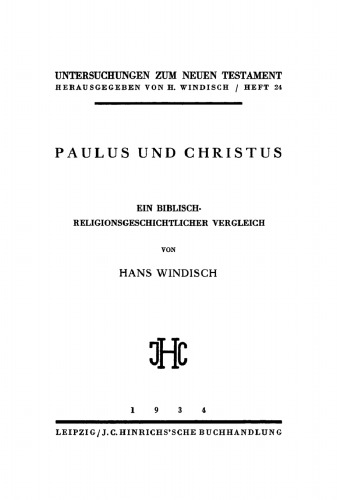 Paulus und Christus