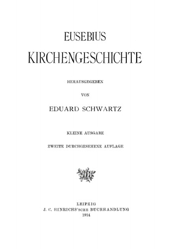 Eusebius Kirchengeschichte