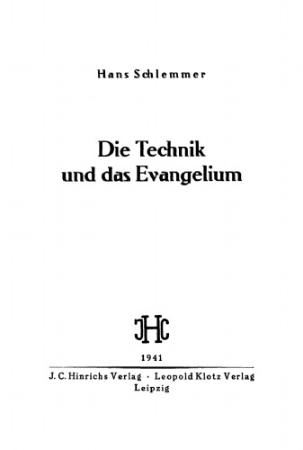 Die Technik und das Evangelium