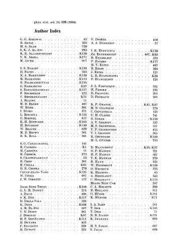 Physica status solidi / B.: Volume 126, Number 1 November 1
