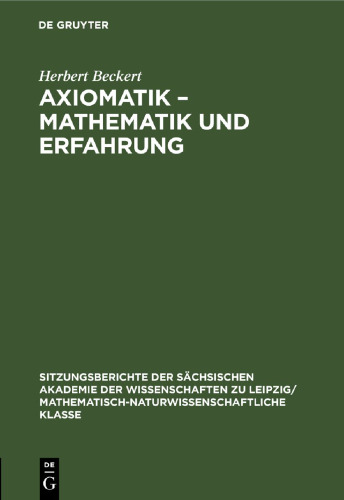 Axiomatik – Mathematik und Erfahrung