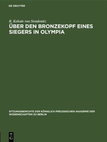 Über den Bronzekopf eines Siegers in Olympia
