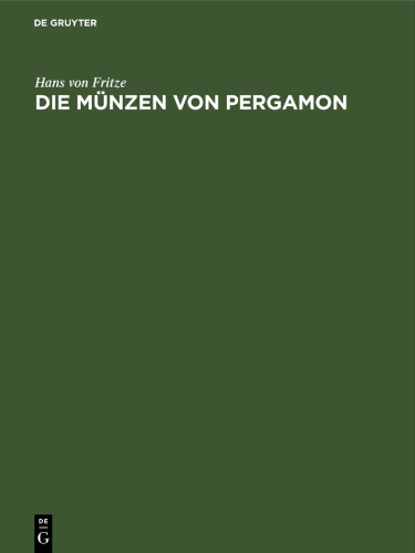 Die Münzen von Pergamon