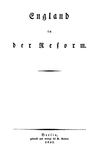 England in der Reform