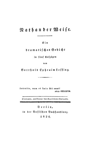 Nathan der Weise