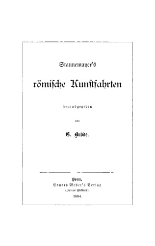 Staunemayer’s römische Kunstfahrten