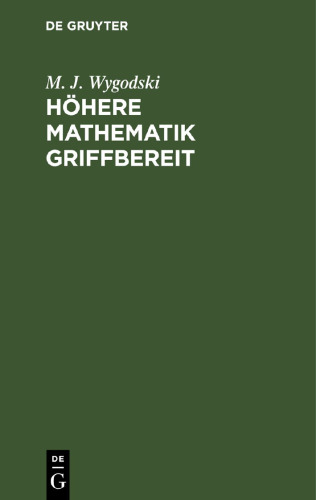 Höhere Mathematik griffbereit