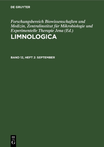 Limnologica: Band 12, Heft 2 September