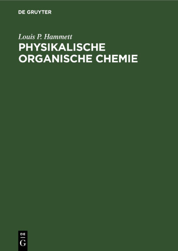 Physikalische organische Chemie