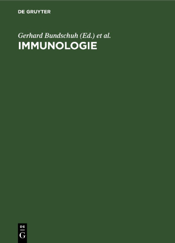Immunologie: Ein Naschlagewerk