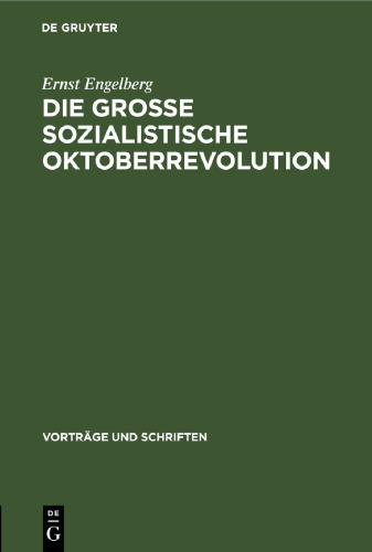 Die Grosse Sozialistische Oktoberrevolution