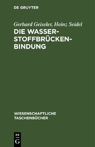 Die Wasserstoffbrückenbindung