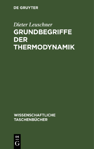 Grundbegriffe der Thermodynamik