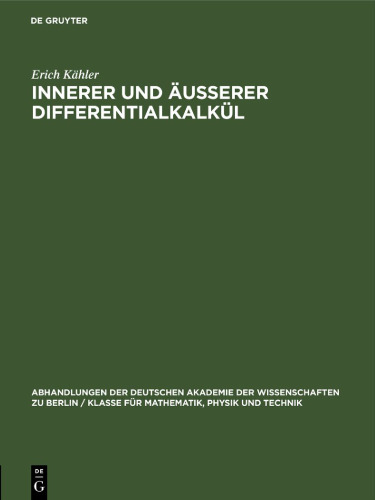 Innerer und äusserer Differentialkalkül