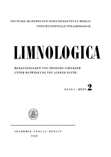 Limnologica: Band 1, Heft 2